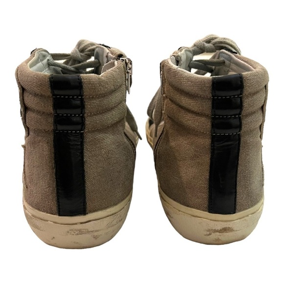 Golden Goose Slide Canvas and Suede Sneakers Mens Size 40 - Picture 6 of 14